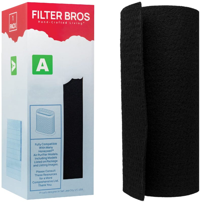 Filter Bros Hand-Crafted Living Filter Bros HRFAP1 Cut to Fit Activated Carbon Roll Replacement Fits Honeywell 