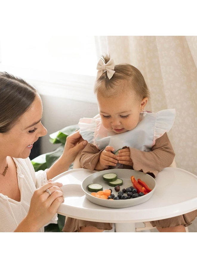 Tiny Twinkle Mess Proof Baby Bib - Waterproof & Lightweight Baby-Led Weaning Apron | 100% Recycled Polyester, Easy Clean & Machine Washable (Cotton Candy, Small 6-24 Months) - Image 3