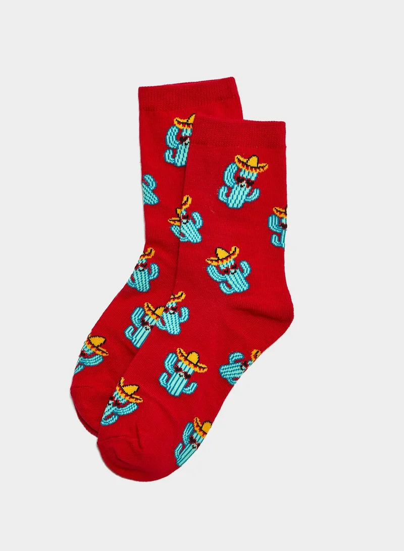 FOREVER 21 Cactus Socks