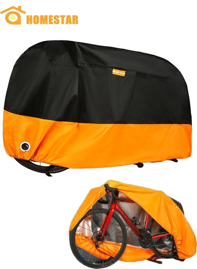 HOMESTAR Bicycle Cover for One Bike, Waterproof Outdoor Storage Cycle Protection, UV Rain Snow Proof Tarp Tent for Bikes, Dust Resistant - Image 1