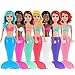 dollbie 7Pack WindUp Mermaid Bath Toys for Kids Toddler Bath Toys for Kids Moving Tail Priness Doll Diverse Hair Colors Styles Mermaids Swimming Pool Party Favors - Image 2