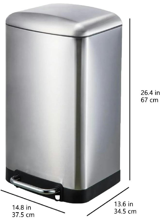 LOFT ARIANE,DUSTBIN,L44XP37.5XH66CMS,STAINLESS-186155A  - Image 2