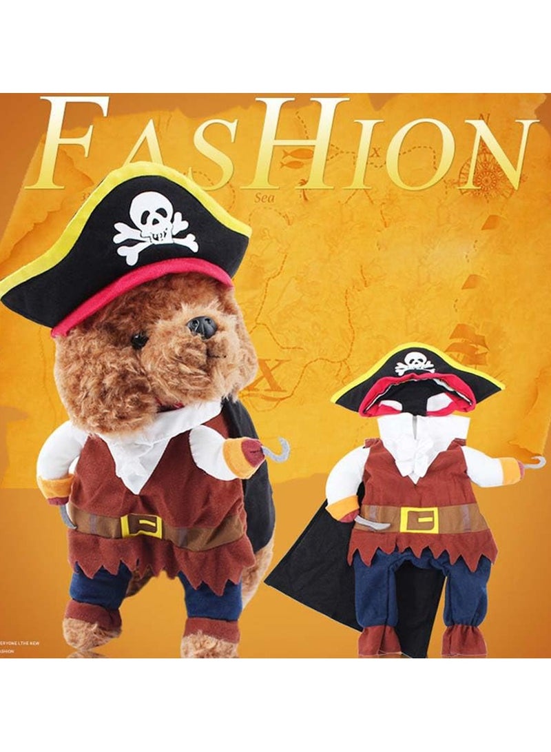 Dog Costume Pirates of The Style Cat Costumes Cowboy Dog Costume Small Pet Kitty Cosplay Outfits Cute Prop Apparel for Festivals Party Accessories  - Image 5