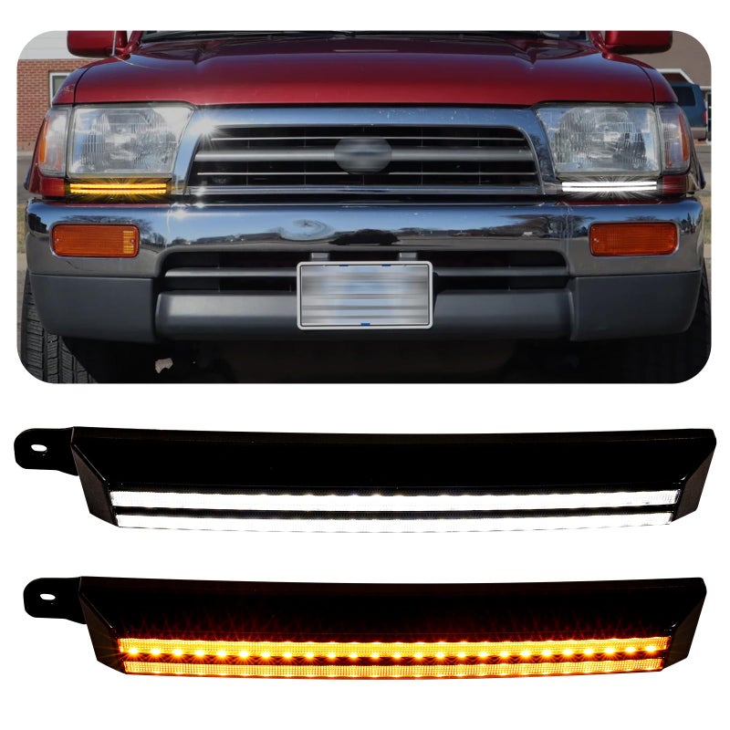 BreTrewri Daytime Running Light Fog Lights fit for 19962002 toyota 4Runner headlights Turn Signal Lights Assembly199620024Runner