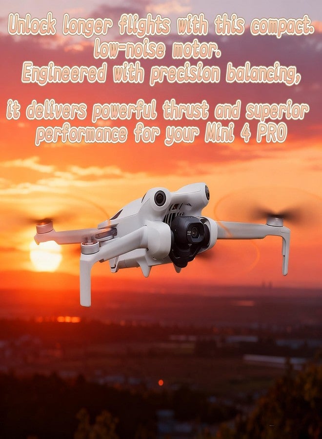 RZWWBAKING 8Pcs Low-Noise Quick-Release Propellers for DJI Mini 4 Pro Propellers, Full Replacement Kit with Screws & Screwdriver, Stable Flight & Easy Installation Spare Parts - Image 2