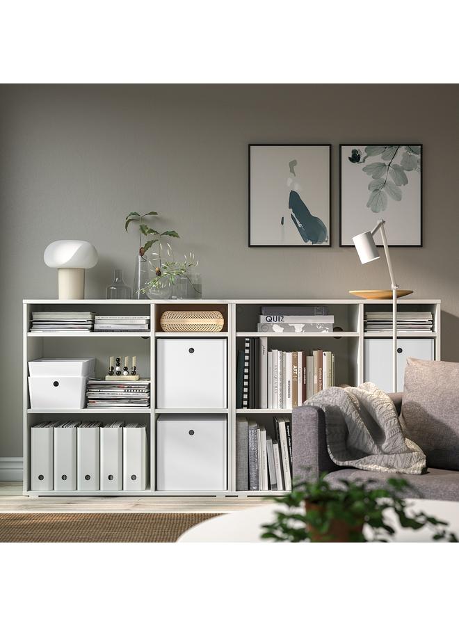 erorex Storage Box With Lid, White, 32X32X32 Cm - Image 3