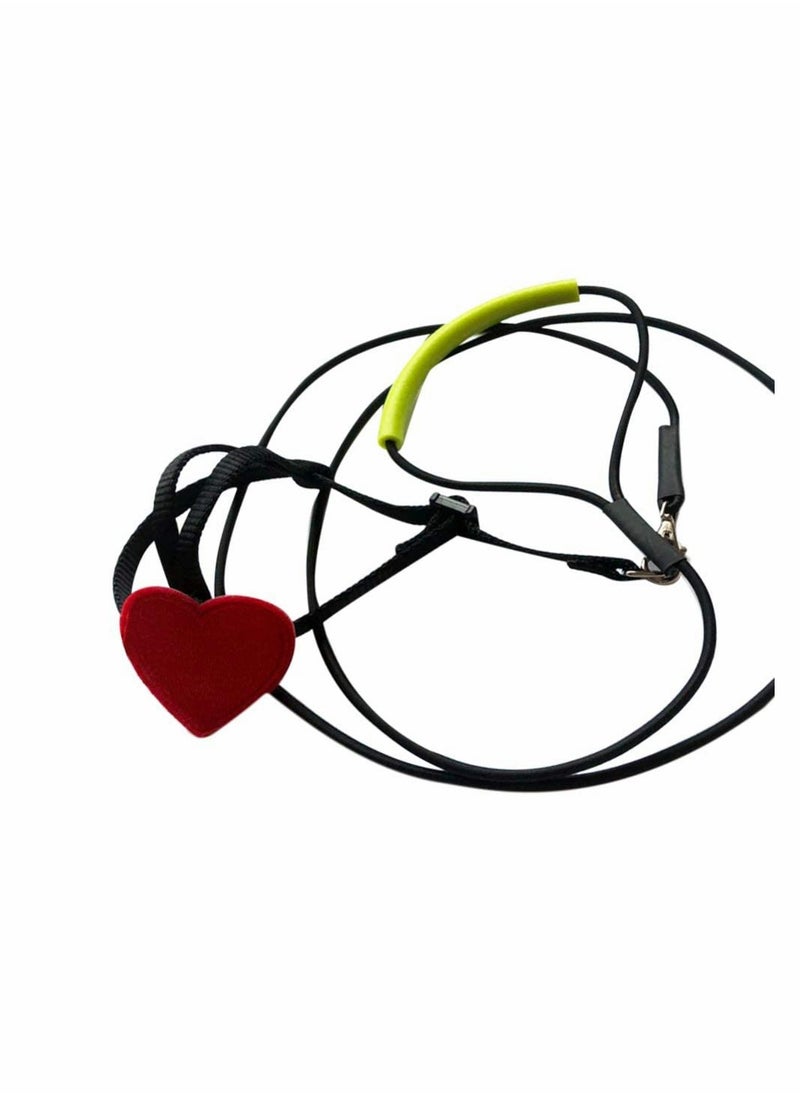SYOSI - Bird Harness - Parrot Leash Adjustable Bird Leash Parrot Pets Outdoor Flying Training Rope for Small Middle Birds - Size M - Image 1