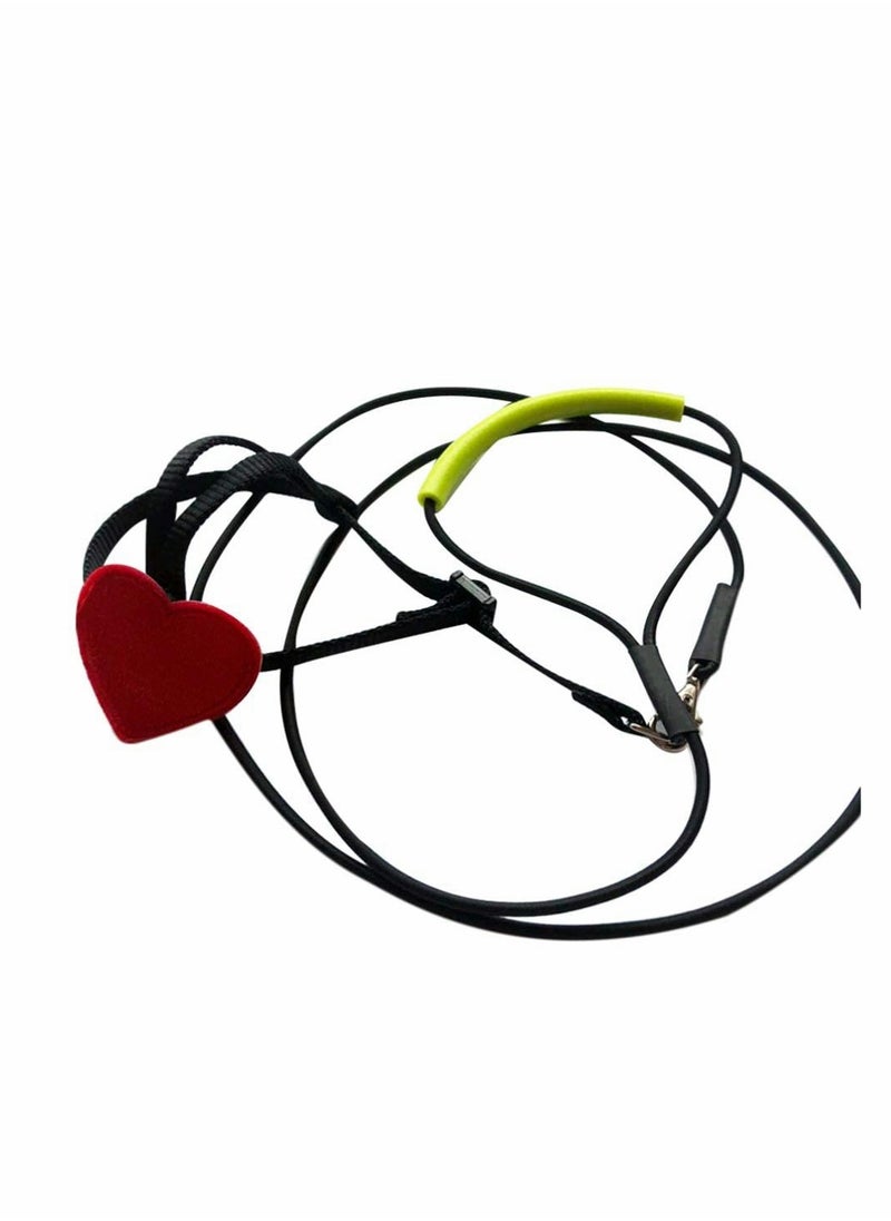 SYOSI - Bird Harness - Parrot Leash Adjustable Bird Leash Parrot Pets Outdoor Flying Training Rope for Small Middle Birds - Size M - Image 1