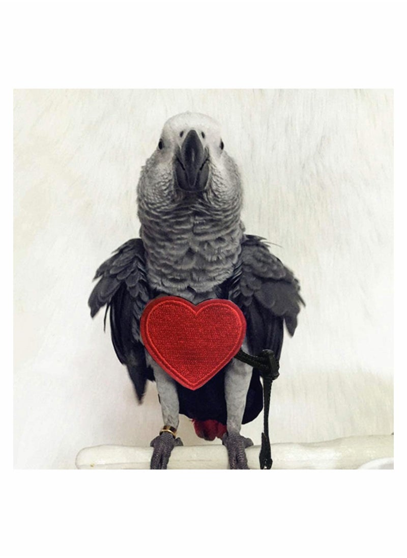 SYOSI - Bird Harness - Parrot Leash Adjustable Bird Leash Parrot Pets Outdoor Flying Training Rope for Small Middle Birds - Size M - Image 1