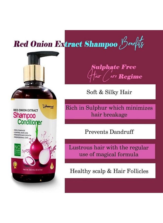 Onion Oil + Shampoo & Conditioner Hair Care Set; Onion Hair Oil Red Onion Extract & Provitamin B5 Shampoo + Conditioner; Antidandruff & Hair Nourishing Combo Set 600 Ml - pzsku/ZCEC4404EDB53741EA791Z/45/_/1690021676/d5955167-98e5-4068-9324-997f9e46acc0