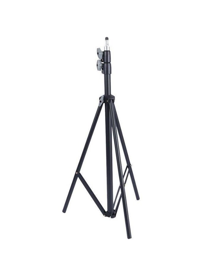 GenPro H-8819 Aluminum Light Stand – 210 cm Max Height, 8 kg Load Capacity, Lightweight Studio Support - Image 2
