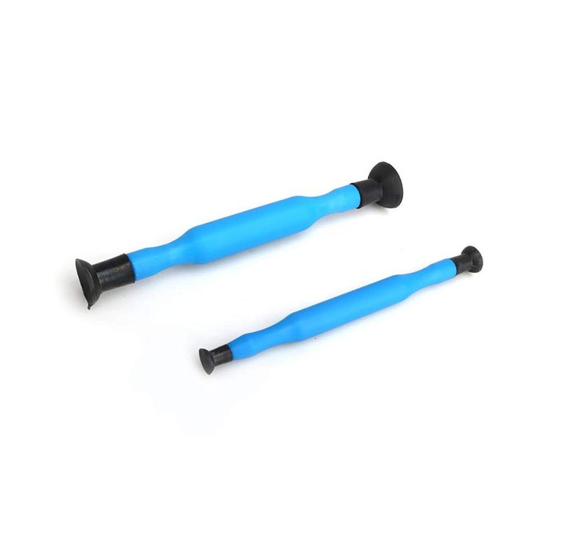 Valve Grinding Stick 2pcs Set Lapping Tool with Plastic Handle Engine Cylinder Maintenance Blue - Image 2