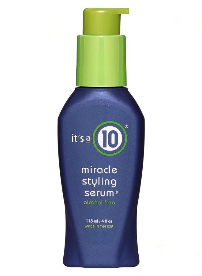 It's a 10 Miracle Styling Serum for Unisex, Humidity control for hair, Grease-free hair formula, Safe for colored and chemically treated hair, Versatile hair care product 4 oz  - Image 1