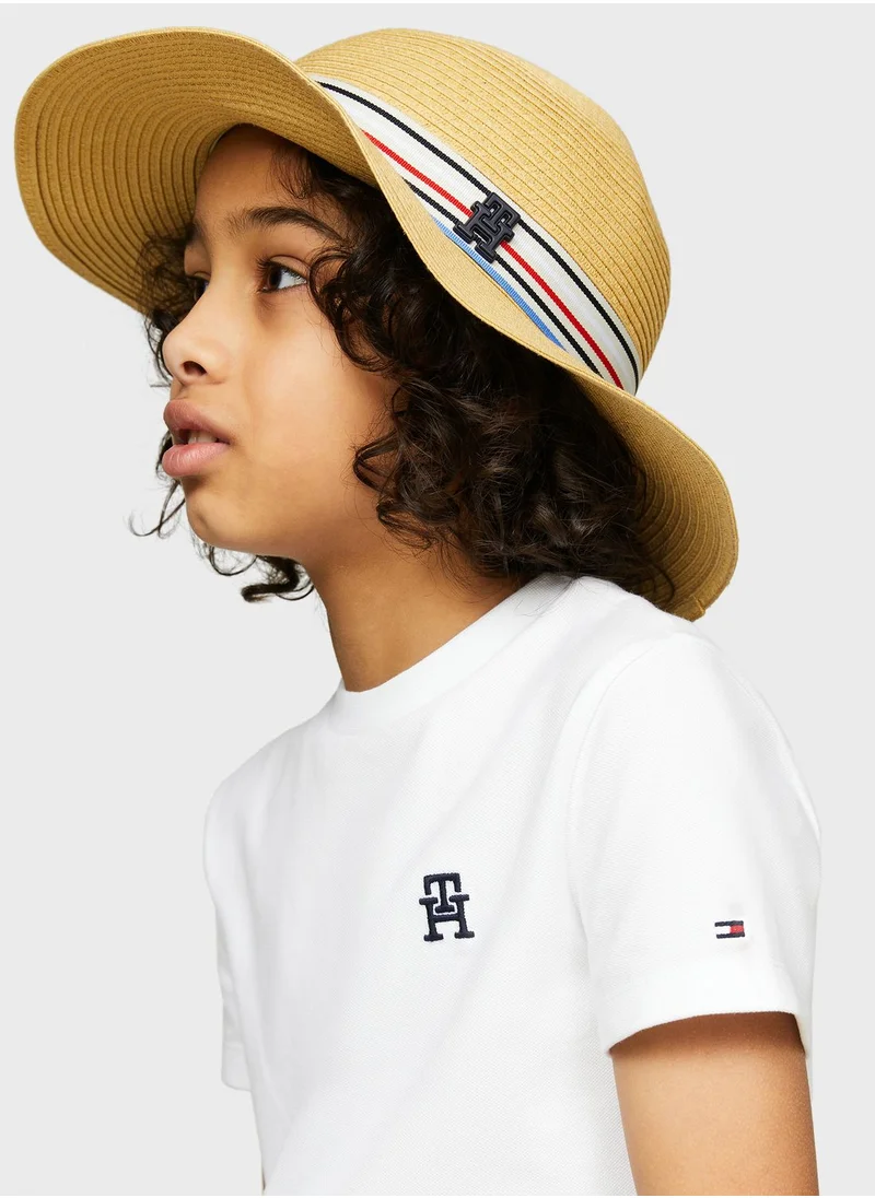 TOMMY HILFIGER Kids Logo Bucket Hat