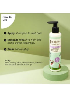 PILGRIM Spanish Rosemary & Biotin Anti Hairfall Shampoo For Reducing Hair Loss & Breakage Upto 95% Stronger Hairs Suitable For All Hair Types For Men & Women 200Ml  - Image 5