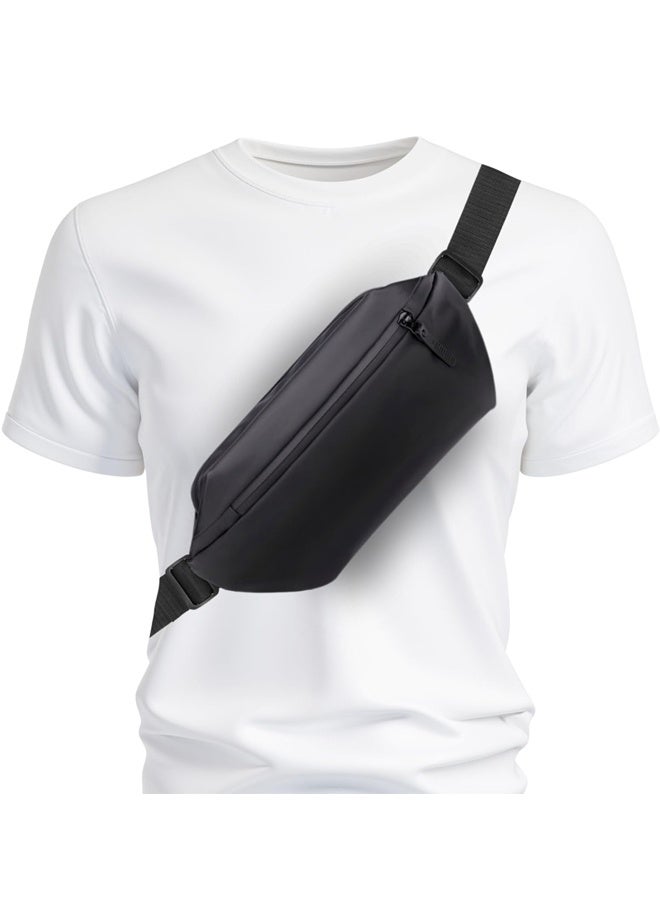 حقيبة كتف رجالية، حقيبة رياضية كاجوال، حقيبة خصر للجري للنساء والرجال، حقيبة خصر متقاطعة - Image 1