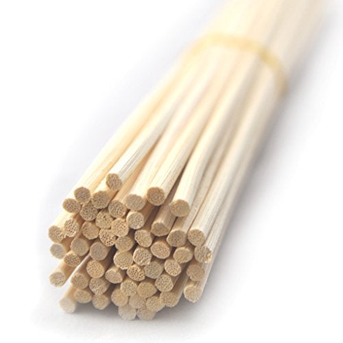 Ougual 50 Pieces Rattan Reed Diffuser Replacement Refill Sticks (12" x4mm, Natural Color) - Image 4