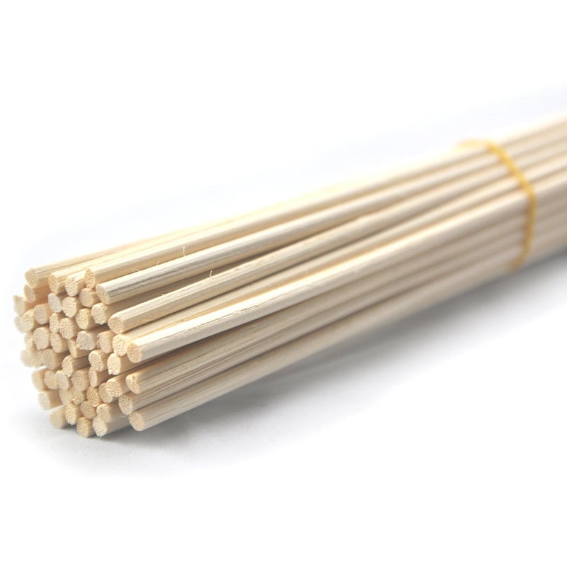 Ougual 50 Pieces Rattan Reed Diffuser Replacement Refill Sticks (12" x4mm, Natural Color) - Image 5
