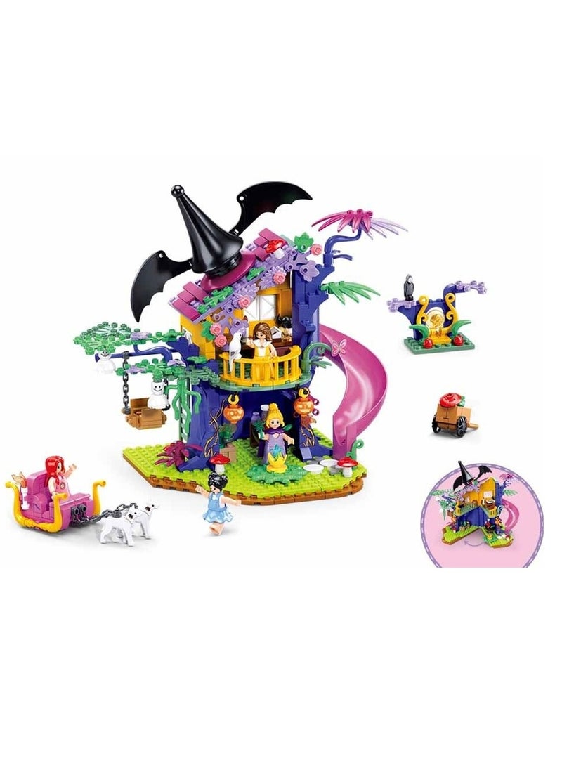 Sluban Sluban - Girl's Dream Magical Tree House 435 Pieces - M38-B1057  - Image 2