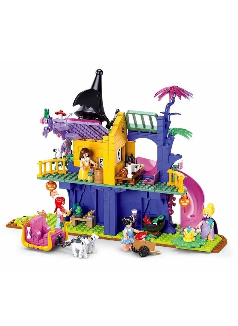 Sluban Sluban - Girl's Dream Magical Tree House 435 Pieces - M38-B1057  - Image 4