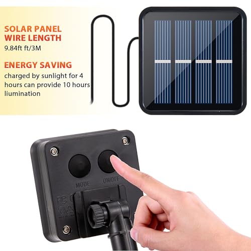 Ousam Led Solar LED Strip Lights Outdoor Solar Powered Rope Light Waterproof 10FT Cuttable Tape Lighting with 8 Modes for Christmas, Fence, Outside, Stair, Step, Yard, Pool, Camping, Party, 1 Pack - Image 3