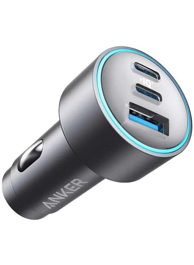 Anker USB-C Car Charger, 67W 3-Port Compact Fast Charger, 535 Car Adapter with PIQ 3.0 for iPhone 16/16 Plus/16 Pro/16 Pro Max, Galaxy S24/S23, iPad, Huawei and More - Image 1