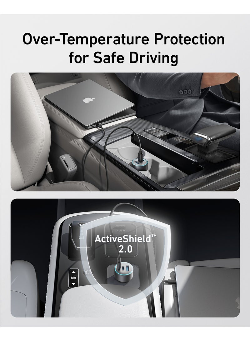 Anker USB-C Car Charger, 67W 3-Port Compact Fast Charger, 535 Car Adapter with PIQ 3.0 for iPhone 16/16 Plus/16 Pro/16 Pro Max, Galaxy S24/S23, iPad, Huawei and More - Image 5