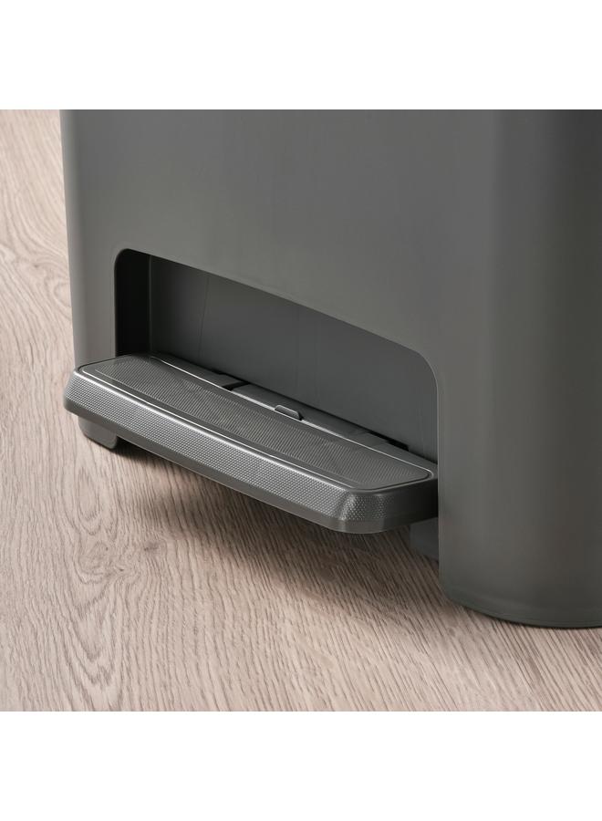 زبون سلة المهملات ذات الدواسة، رمادية داكنة، 50 لترًا - Image 4