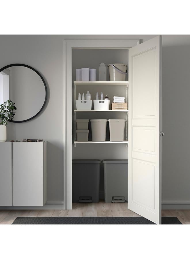 زبون سلة المهملات ذات الدواسة، رمادية داكنة، 50 لترًا - Image 2