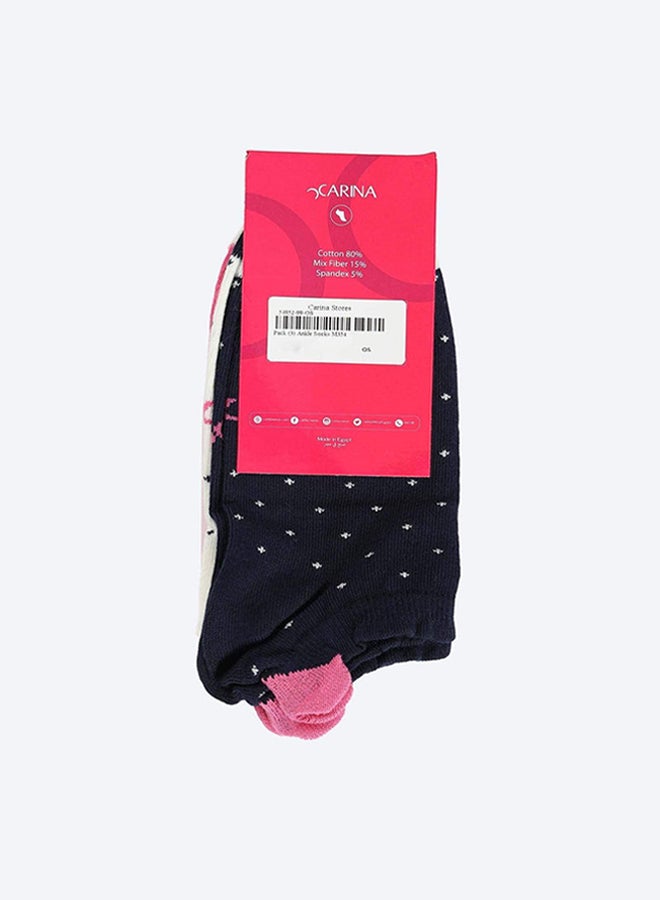 Carina Dotted Colored Socks - 3 Pairs - Image 3