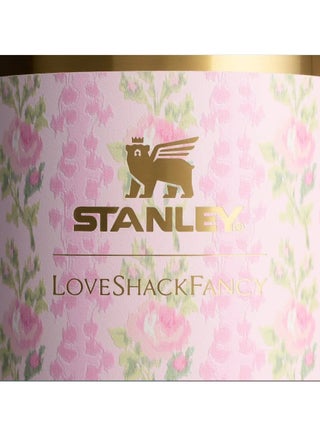 Stanley x LoveShackFancy Quencher 40OZ Ribbon Rosa,Presented in Elegant Gift-Ready Packaging - view 5