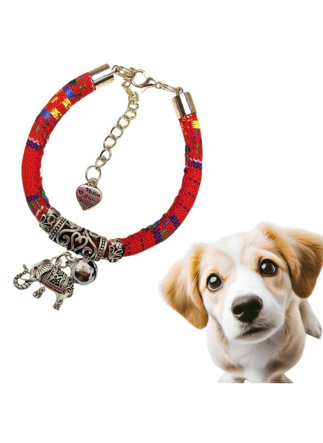 Sage Square Elegant Dog Necklace With Stylish Pendant For Your Fashion-Forward Pet, Antique Pendant Necklace For A Touch Of Vintage Elegance And Charm, Trendy Accessories And Fashionable Looks (Large)  - Image 1