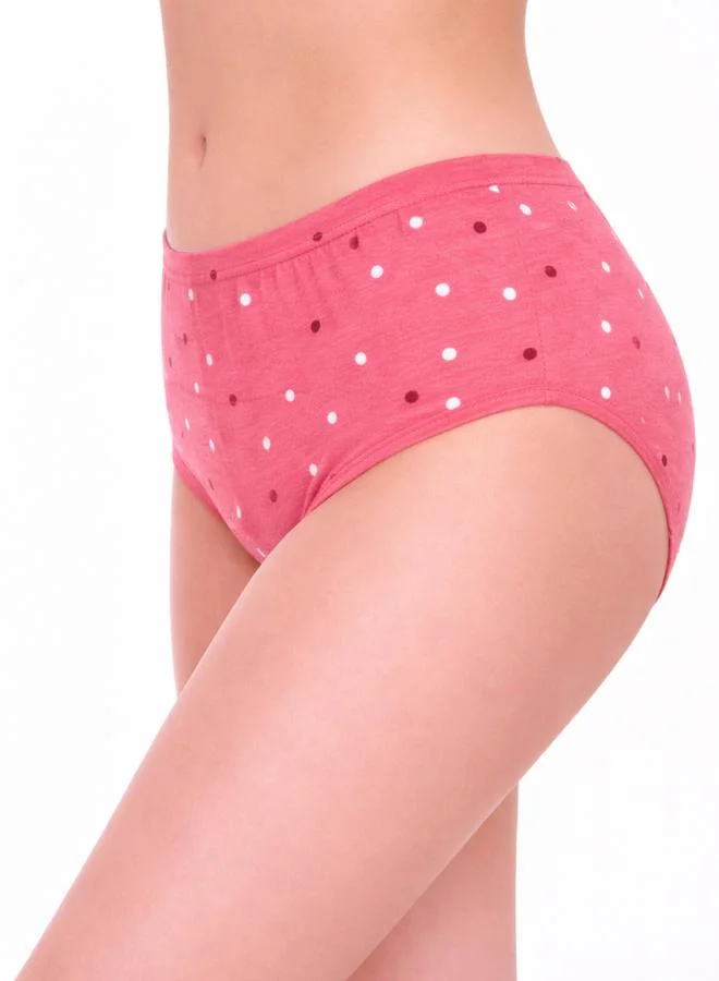 Take Two Pack of 3 - Striped High Leg Briefs By LAZZYCAT