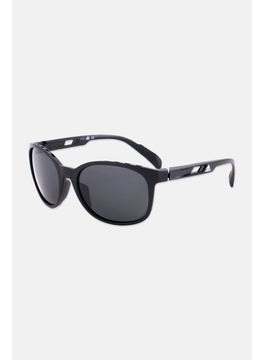 Adidas Men SP0011 Round Sunglasses, Black  - Image 3