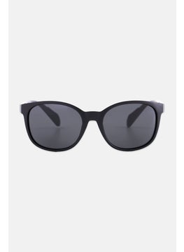 Adidas Men SP0011 Round Sunglasses, Black  - Image 1