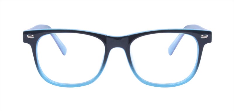 Outray Kids Computer Blue Light Blocking Glasses for Boys and Gilrs Age 3-12 Anti Eyestrain (Gradient Blue, 46) - Image 2