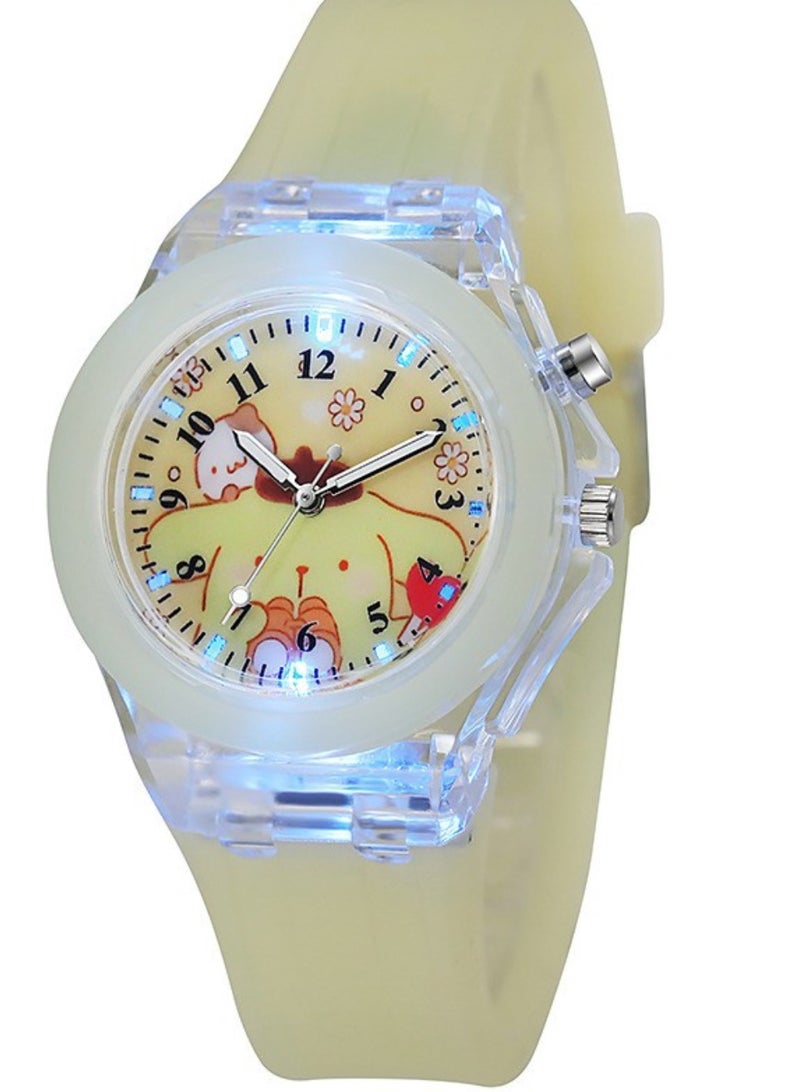4 Kids  Watch Bracelet Luminous with 3D Cartoon Silicone Children Toddler Wrist Watch  Little Child Toys for Girls Kids Time Teaching Easy to Read Time Clearly at Night - Image 2