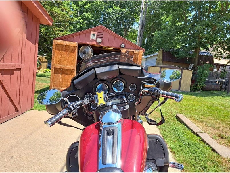 Mofun 8mm Chrome Tapered Mirrors for Harley Models - Image 4