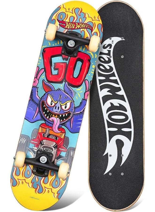 Spartan Hot Wheels Bat 28" Skateboard