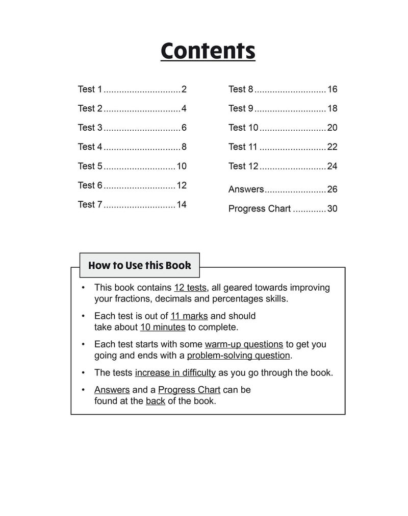 New Ks2 Maths 10Minute Tests Fractions Decimals And Percentages Year 5 Perfect For Catching Up A - Image 1