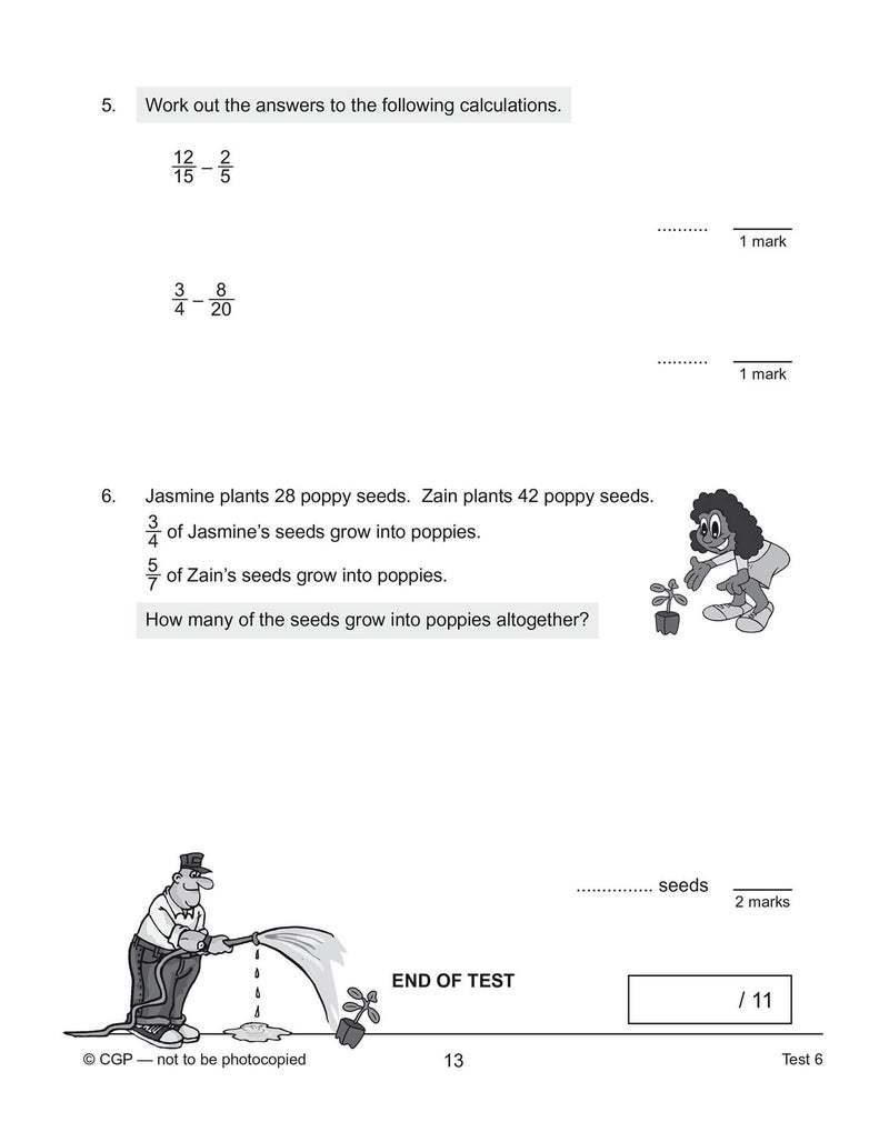 New Ks2 Maths 10Minute Tests Fractions Decimals And Percentages Year 5 Perfect For Catching Up A - Image 3
