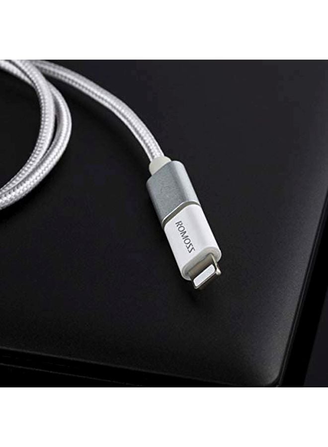 ROMOSS Lightning to Micro USB Adapter White - Image 3