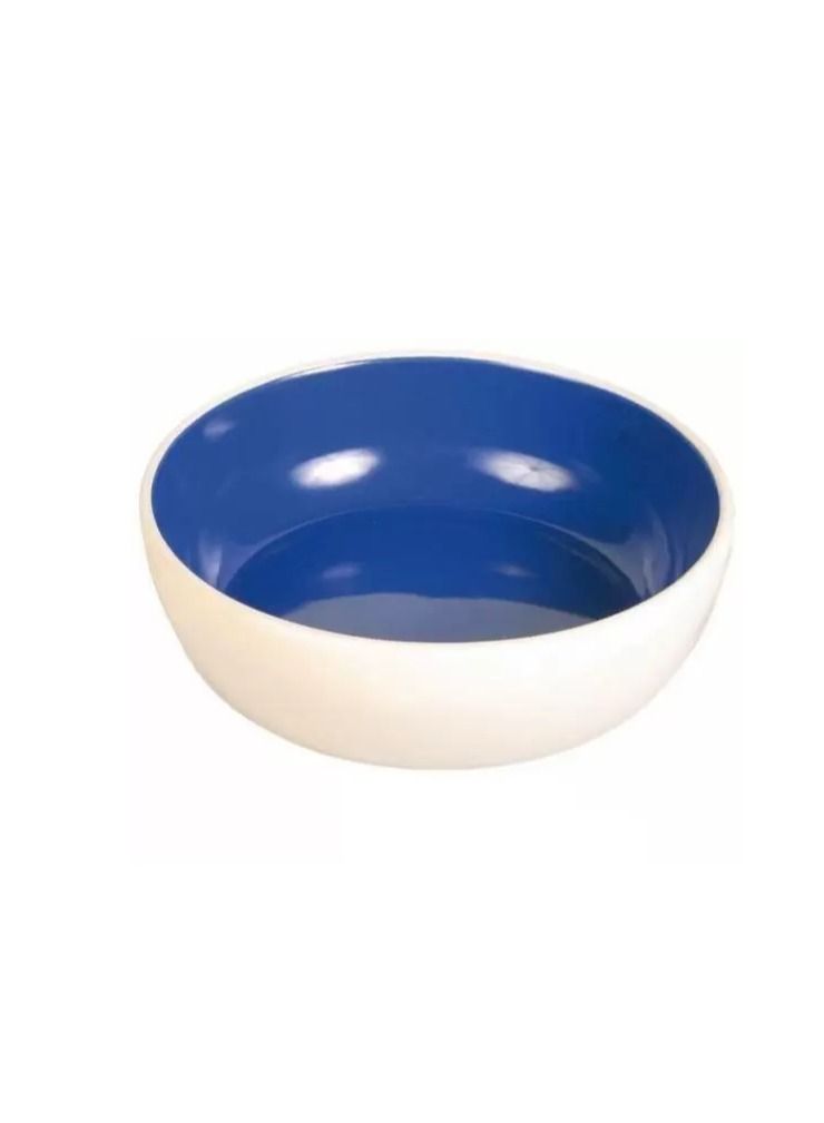 Trixie Bowl, ceramic, 0.3 L / 13 cm, cream/blue