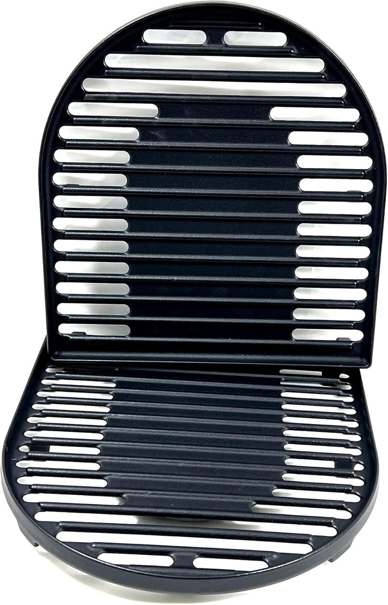 Direct Store شبكات شواء من الحديد الزهر DC126 لأفران Coleman Roadtrip Swaptop Grills LX LXE LXX، شبكات شواء غير لاصقة، عبوة تحتوي على 2 قطعة - Image 1