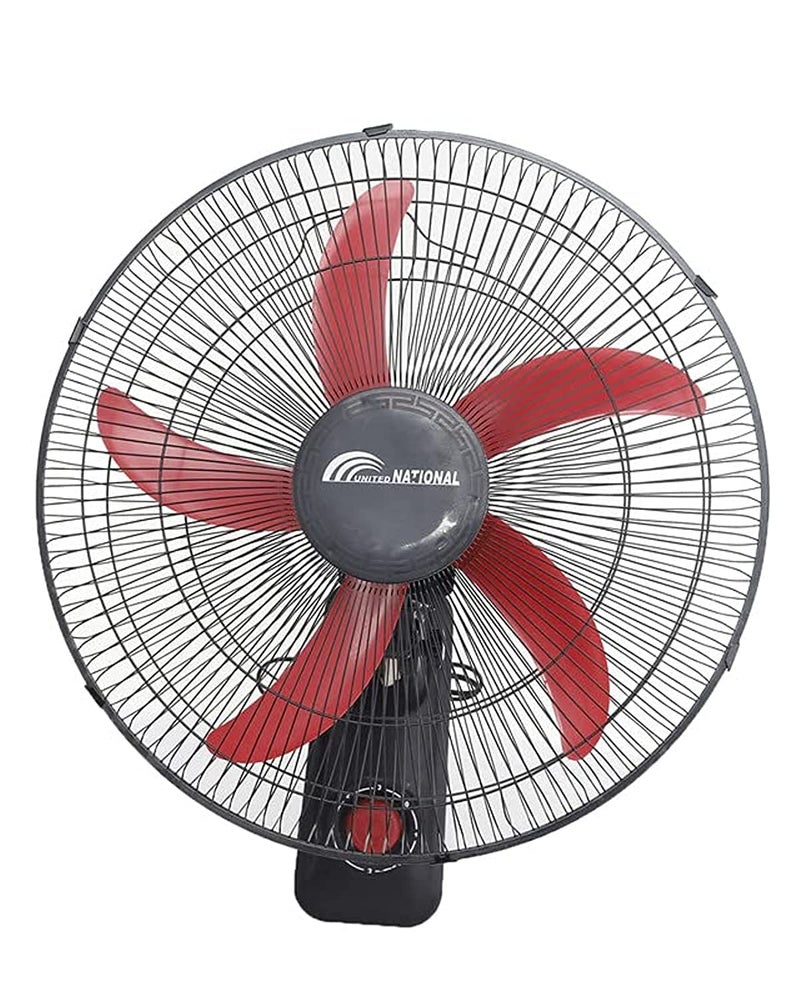 18 Inch 5 Blade Multi Color Wall Fan