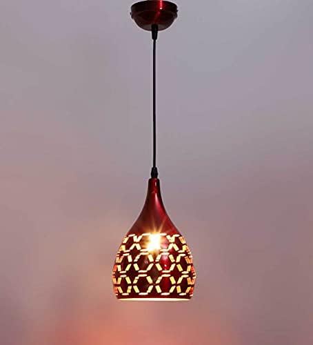 kinis Decorative Hanging Lamp/Pendant Lamp/Ceiling Light to Décor Home/Living Room/Bedroom/Office/Dining/Cafe/Restaurants, Teen Cutting Design (Pack of 1, with Bulb) - Image 2