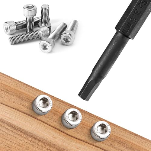 H9 11-Piece Allen Key Wrench Drill Bit Set | SAE & Metric Sizes | 75mm Long Hex Bits | S2 Steel Magnetic Screwdriver Bit Set with 1/4” Quick Release Hex Shank for Power Drill, Hand Tools & DIY Repair - Image 3
