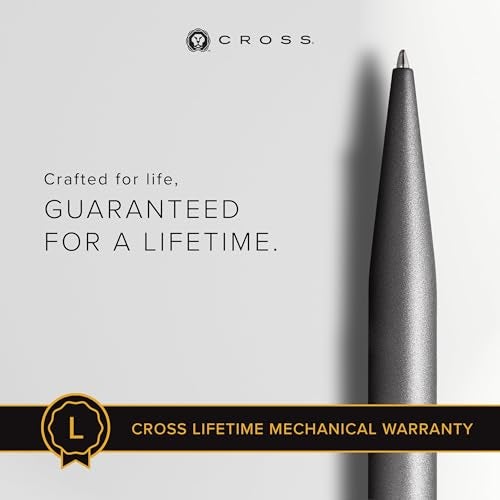 Cross Tech 2 Titanium Gray Ballpoint Pen – Refillable, Medium Point, Black Ink, Premium Gift Box - Image 3