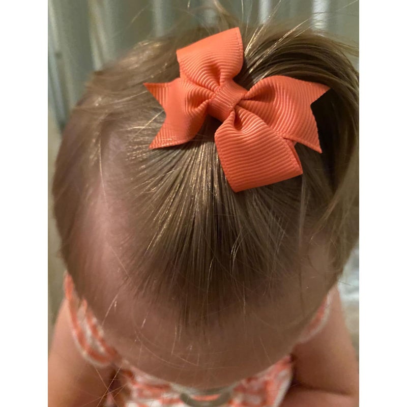 ALinmo Hair Clips for Girls - 80PCS Fully Lined Tiny Alligator Bows in Pairs for Infants and Toddlers - Image 5