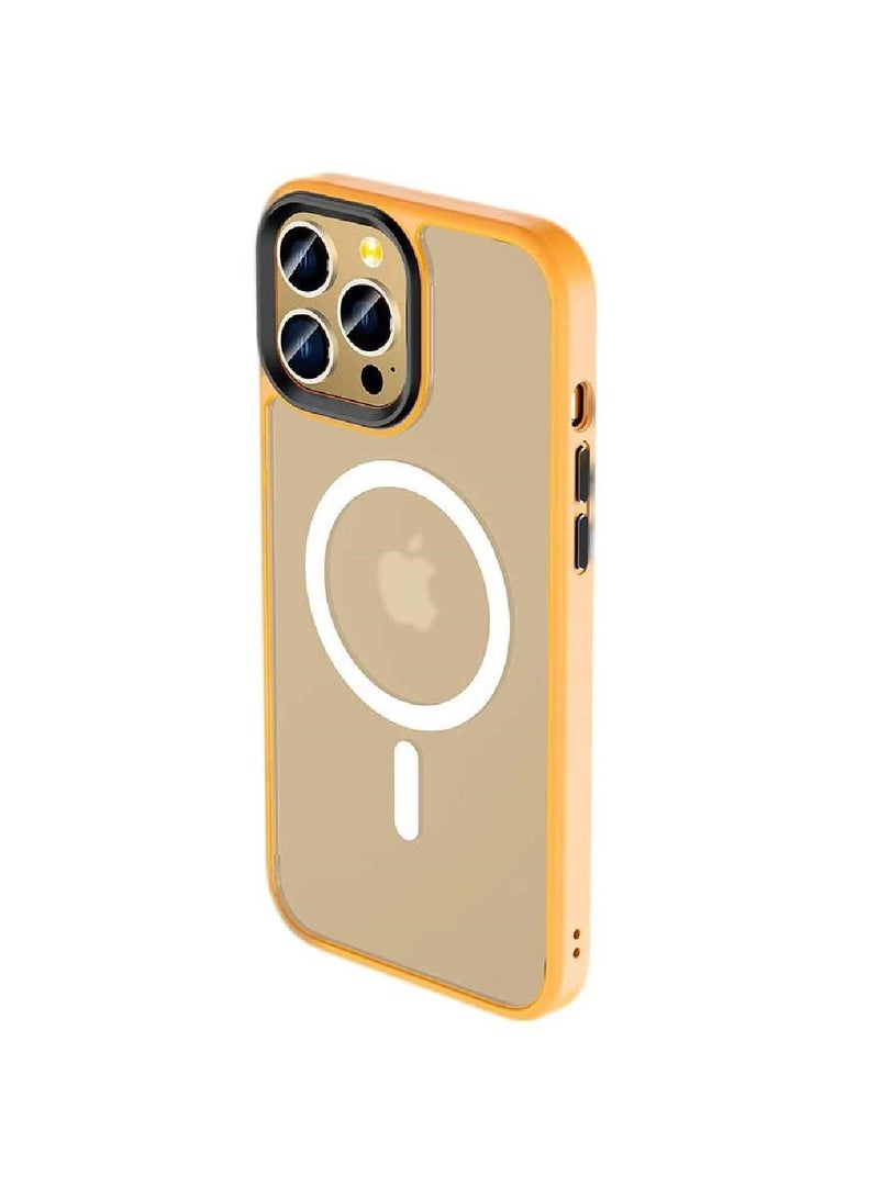 Loquat Suitable For iPhone Case Magsafe Wireless Magnetic Skin-absorbing Matte Protective Case